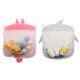 thumbnail image 1 of Paquete de 2 organizadores de almacenamiento de juguetes de baño para niños, bolsa de malla para colgar en la ducha, red para bañera, gris y rosa Fason HQ-428, 1 of 1