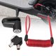 thumbnail image 5 of Solomi Cerradura de Freno de Disco Scooter, Cerradura de Freno de Disco antirrobo Cable recordatorio para Scooter eléctrico Xiaomi Mijia M365, 5 of 5