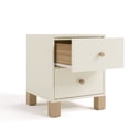 thumbnail image 5 of Storkcraft California 2 Drawer Nightstand, Frosted Oat and Driftwood, 5 of 12