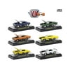 Detroit Muscle 6 Cars Set Release 39 IN DISPLAY CASES 1/64 Diecast Model Cars by M2 Machines
