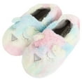 thumbnail image 5 of Jessica Simpson Girls Plush Fluffy Slip-on House Slippers with Memory Foam, 5 of 9