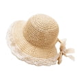 thumbnail image 2 of Vrotazzy Kids Sun Hat for Baby and Toddler - Wide Brim Beach Shade Sun Outdoor Summer Hat for Girls and Young Children,Sizes 9-36 Months, 2 of 5