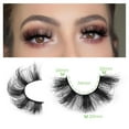thumbnail image 3 of Eyelashes Mink Lashes Fluffy Natural Look False Lashes Wispy Full Eye Lashes 8D 20 mm Long D Curl Strip Eyelashes Pack 10 Pairs Reusable Fake Eyelashes That Look Like Extensions, 3 of 17