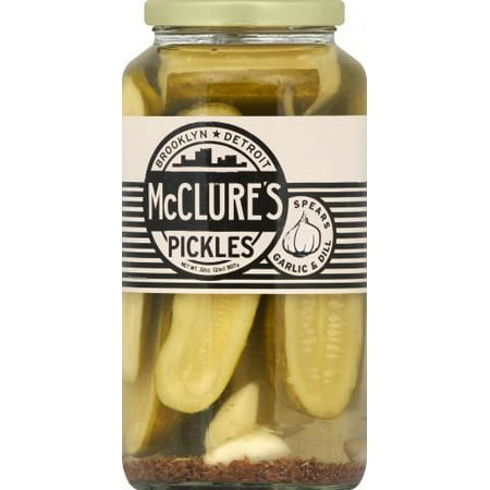 Mcclure's Garlic Dill Pickles 32Oz (Best Refrigerator Garlic Dill Pickles Recipe)