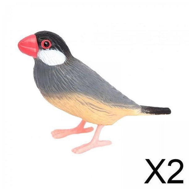 Juguetes de pájaros de simulación,Figuras de animales de pájaros de simulación juguete de pájaros de jardín,Estatuilla de adornos en miniatura de jardín de hadas de pájaros,Figuras de