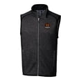 thumbnail image 2 of Men's Cutter & Buck Heather Charcoal Houston Dynamo FC Mainsail Sweater-Knit Full-Zip Vest, 2 of 3