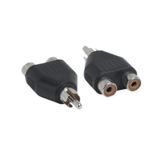 Kentek RCA mono male to RCA RW female M/F Y adapter converter connector for audio stereo TV system