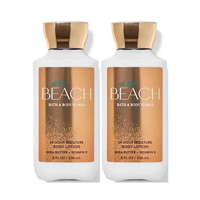 Loción Bath & Body Works At The Beach, 240 ml, paquete de 2