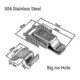thumbnail image 3 of 2 Pcs Stainless Steel Spring Loaded Toggle Latch Catch Clamp Clips For Case Toolbox, 3 of 5