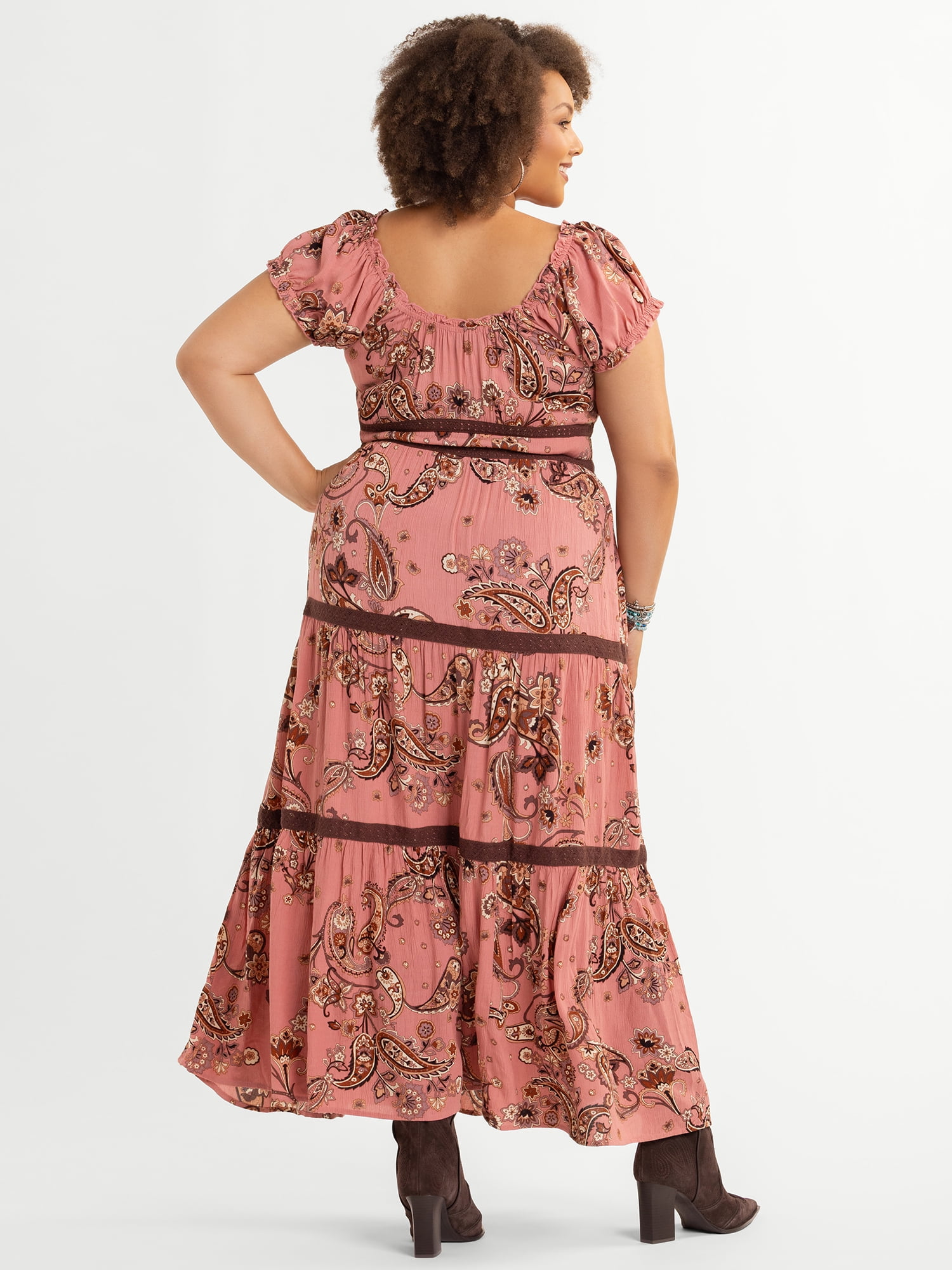 Jessica Simpson Women's Plus Size Sienna Maxi Dress, Sizes 0X-4X