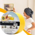 thumbnail image 3 of YQHWQ Double Sided Tape, Clear Removable Heavy Duty Tape Roll, Scrapbook Stickers, Crafts Gripper with Fiberglass Mesh, Woodworking Supplies for Home School, Tear-by-Hand Width 3cm* Length 10m, 3 of 5