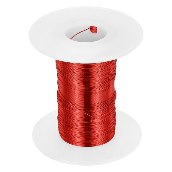 30 AWG Magnet Wire 2 oz Magnetic Coil Wire 155C(311F), Red,White