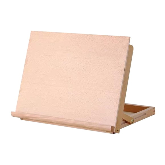 segolike Wooden Drawing Board Adjustable Tabletop Table Easel for Oil Painting Small 43x32cm