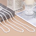 thumbnail image 4 of XIPENGKEJI 12 Collares largos de perlas falsas blancas de 80 cm, 4 of 7