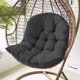 thumbnail image 1 of Cojín para sillón de ratán, columpio colgante, cojín para silla de ratán, funda de cojín para jardín y patio, color negro, 80x120cm goodnice - Genérico, 1 of 4
