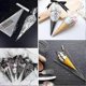 thumbnail image 5 of 100 Count Transparent Cone Bags, 25x13cm Cellophane Sweets Packaging with Twist Ties for Candy and Snack Storage, 5 of 5