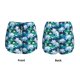 thumbnail image 3 of Balery Blue Lotus Flower Pantalones cortos deportivos para mujer con forro y dos bolsillos, elásticos, para entrenamiento, gimnasio, yoga-Large, 3 of 7