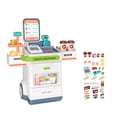 thumbnail image 1 of Vogacara Juego de juguetes de materiales seguros: juguetes para niños Juego de caja registradora de aplicación amplia para niños Juguetes, 1 of 6