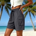 thumbnail image 5 of ByworldtasicNo Boundaries Women's Hiking Shorts Lightweight Cargo Shorts for Outdoor Athletic Travel with Pockets, 5 of 6