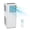 Black front cover, dark gray control panel, variant on PYY Fast Cooling 8000 BTU Portable Air Conditioner for Home Office – 3-in-1 AC with Dehumidifier & Fan – Cools Rooms Up to 350 Sq.Ft – Window Kit & Remote Included – Quiet Operation – C