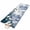 White, variant on Nautical Blue Octopus 2'x6' Runner Rugs for Hallway Kitchen Bedside Non Slip Washable, Coastal Ocean Summer Vintage Sea Entryway Rug Runners with Rubber Backing, Long Carpet Runner for Laundry Room