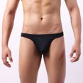 thumbnail image 5 of Mens Underwear Men's Underwear Low Waist Fashion Color Stripes Comfortable Thong, 5 of 8