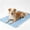 Sky Blue,2XL, variant on Pet Cooling Mat, Grid Quilted Breathable Ice Cool Sleeping Pad for Dogs & Cats, Summer Heat Relief Washable Pet Cool Bed Mat