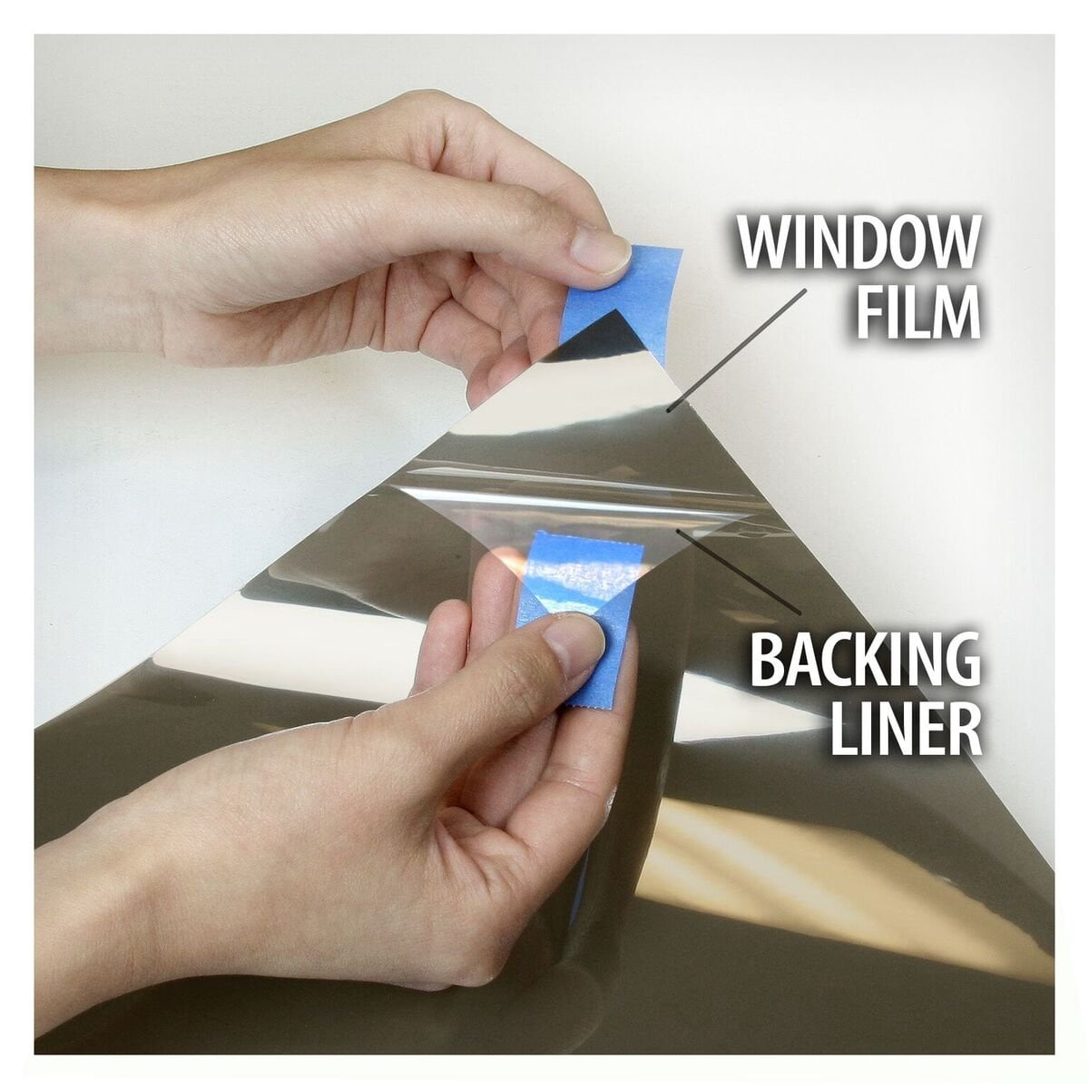 BDF BRZ20 Bronze Reflective Sun Control and Daytime Privacy (Dark) Window Film 24in X 24ft