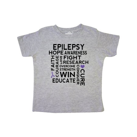 

Inktastic Epilepsy Awareness Ribbon Gift Toddler Boy or Toddler Girl T-Shirt