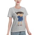 thumbnail image 2 of T-Shirt Basique à Manches Courtes pour Femmes Detective Conan Conan, 2 of 6