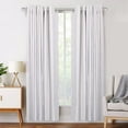 thumbnail image 6 of UTOPIA ALLEY Wall Mounted 3/4 Inch Curtain Rod - Curtain Rods For Windows 28 to 48 Inch, Adjustable Drapery Rods, Nickel Curtain Rods, Bedroom Curtain Rods, Tapestry Poles (Nickel, 28"-48"), 6 of 8