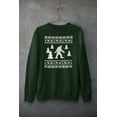 thumbnail image 5 of Sasquatch Dark Green Crew Neck Sweatshirt, 5 of 6