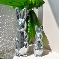 thumbnail image 2 of lanema Glass Rabbit Figurines Collectible Art Glass Statue Rabbit Sculptures, 2 of 7