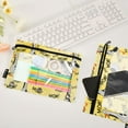 thumbnail image 4 of ALAZA 2 Pack Pencil Pouch Cartoon Ducks Pencil Case for 3 Ring Binder Clear Window Pencil Bag Organizers, 4 of 6