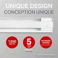 thumbnail image 2 of Stelpro White Brava Baseboard Heater - 1250W, 240 Volts, 2 of 10