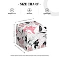 thumbnail image 3 of Picia Lilies Flowers Pattern Tissue Box Cover,PVC Leather Square Holder,Tissue Box Holder with Magnetic Bottom,Facial Paper Organizer Dispenser-5.2"X5.2"X5.2", 3 of 8