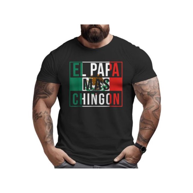 The Coolest Dad - Mexican Dad Gift T-Shirt Top Summer Fit Casual Cotton Chic Comfort Crewneck