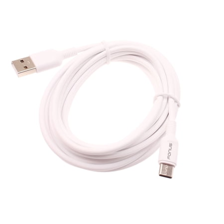 Type-C 6ft USB-C Cable for Galaxy S21/Ultra/Plus Phones - Fast Charger Cord Power Wire USB Long Sync High Speed White Compatible With Samsung Galaxy S21/Ultra/Plus price history on PriceWatchPro
