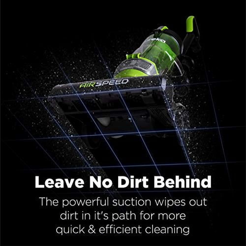 Eureka Airspeed Ultra Bagless Upright Vacuum Cleaner, Lightweight, Quick Release Handle, NEU100, Green