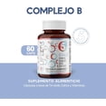 thumbnail image 2 of Complejo B con 60 Capsulas, Vitamina B1, B2, B3, B5, B6, B12, Acido Fólico, Biotina, Te Verde y Calcio. LIFEED5 Multivitamínico para Mujer y Hombre, 2 of 7