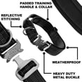 thumbnail image 4 of Black Rhino - Tactical Dog Collar Ultra-Soft Neoprene Padded Dog Collars for Medium, Large, XL Dogs | Heavy Duty Metal Buckle | Padded Handle for Dog Training (XL, Black), 4 of 6