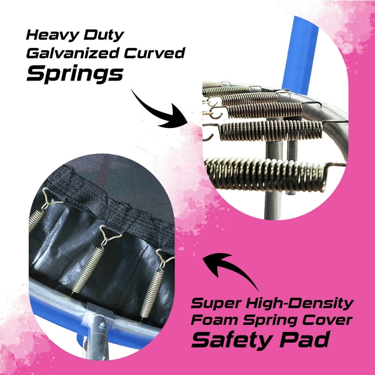 Moxie Pumpkin-Shaped Outdoor Trampoline Set with Premium Top-Ring