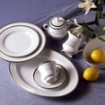 thumbnail image 4 of Noritake Regina Platinum Oval Platter, 14-inches, 4 of 4