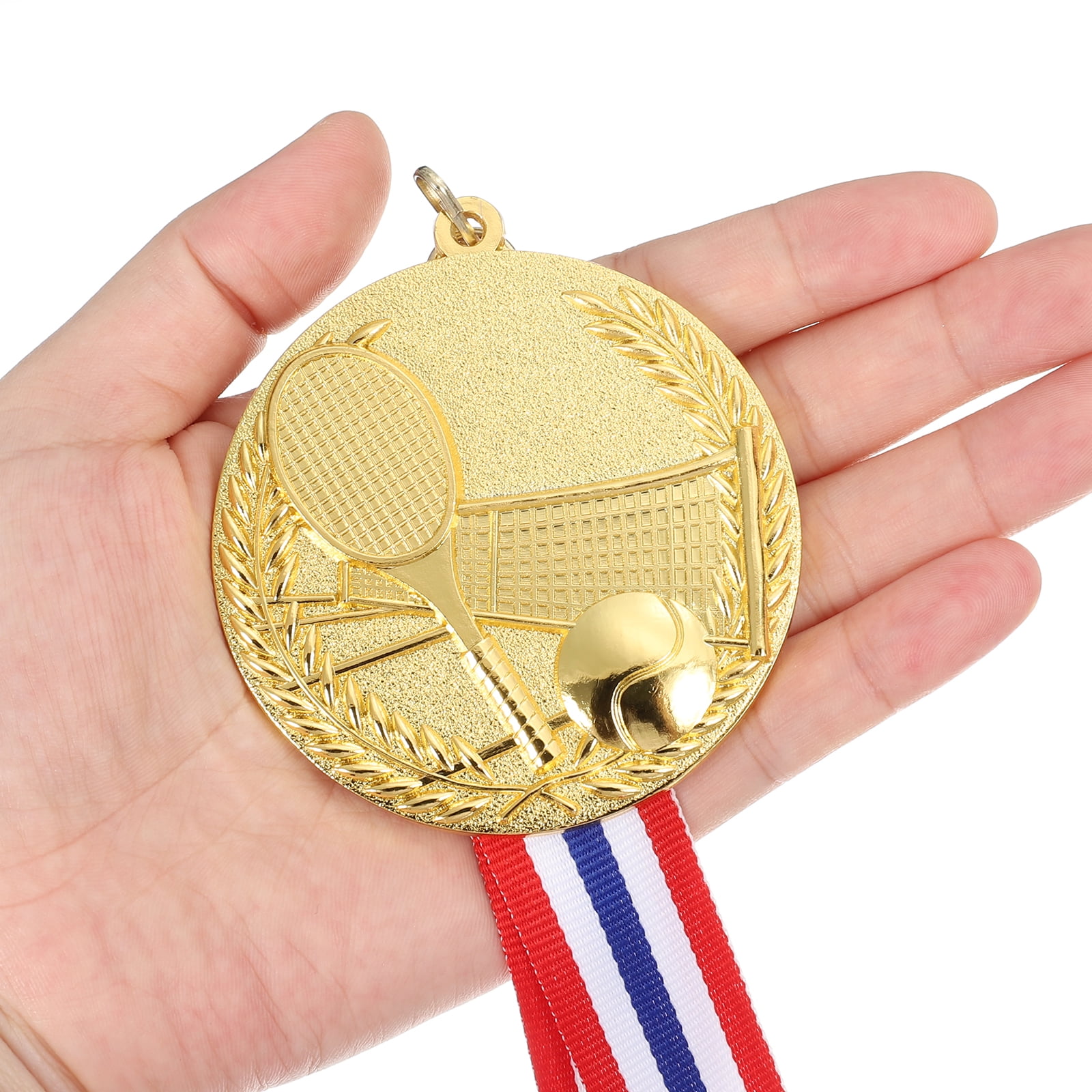 Uxcell 2.7" Gold Tennis Medals, 3Pcs Tennis Award Medals