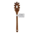 thumbnail image 2 of Cook with Color 12-Inch Natural Wood Spaghetti and Pasta Server Spoon, 2 of 5