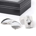 thumbnail image 5 of NEX 6 Slot Watch Boxes & Cases, Black, 6 Removable Pillows, 2 Keys, 13"x7.9"x3.3", 5 of 8
