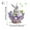 Purple-10, variant on Lilixerw 5 PCS Easter Bunny Crystal Car Pendant,2D Flat Acrylic Purple Rabbit Ornament for Rearview Mirror,Purse,Keychain,Easter Gift & Celebration Decor,Purple,3.15 in