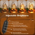 thumbnail image 2 of HIDAWN Candle Warmer Lamp with Timer Dimmable,Adjustable Height,Electric Flameless Wax Melter for Jar Candles with 2 Bulbs for Women Mom, House Warming Gifts New Home Decor（Candle Not Included）, 2 of 9