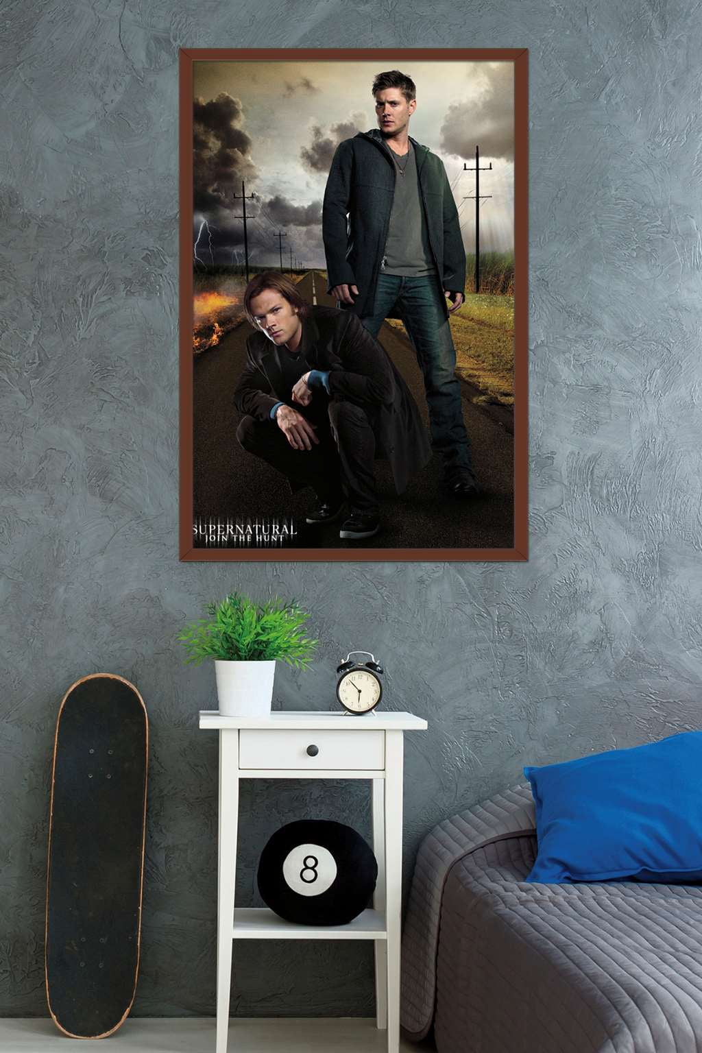 Supernatural - Dean And Sam Wall Poster, 22.375" x 34", Framed