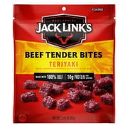 Jack Link's Teriyaki Tender Bites, 100% Beef, 2.85 oz. Resealable Bag